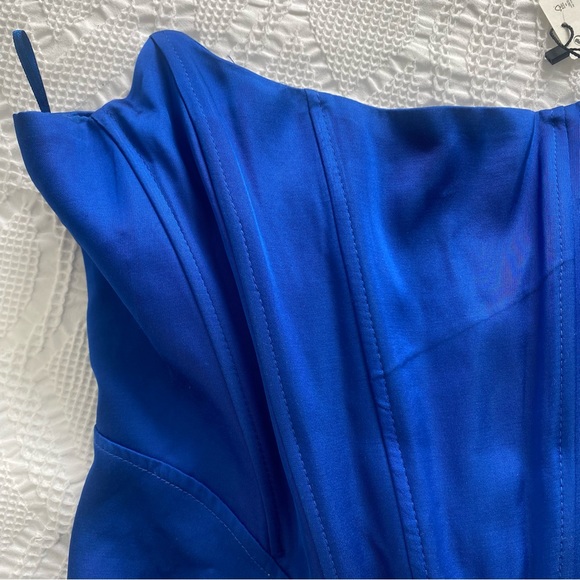 Zara Satin Effect Corset Top - Picture 4 of 7